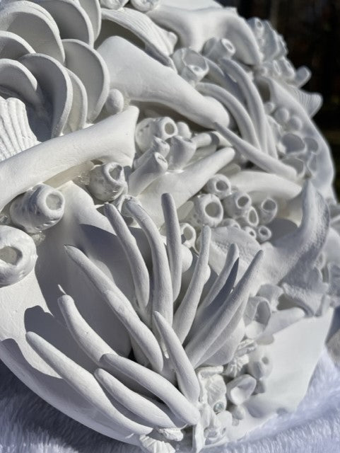 Underwater Sea Sculpture wall decor| Neutral home art