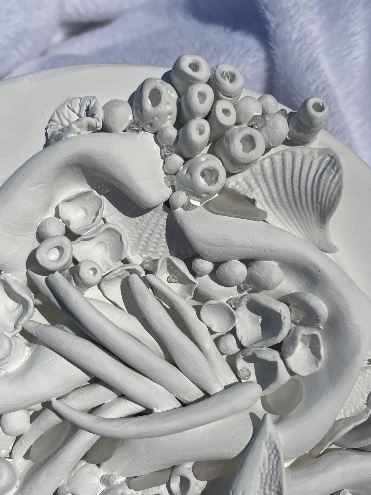Underwater Sea Sculpture wall decor| Neutral home art
