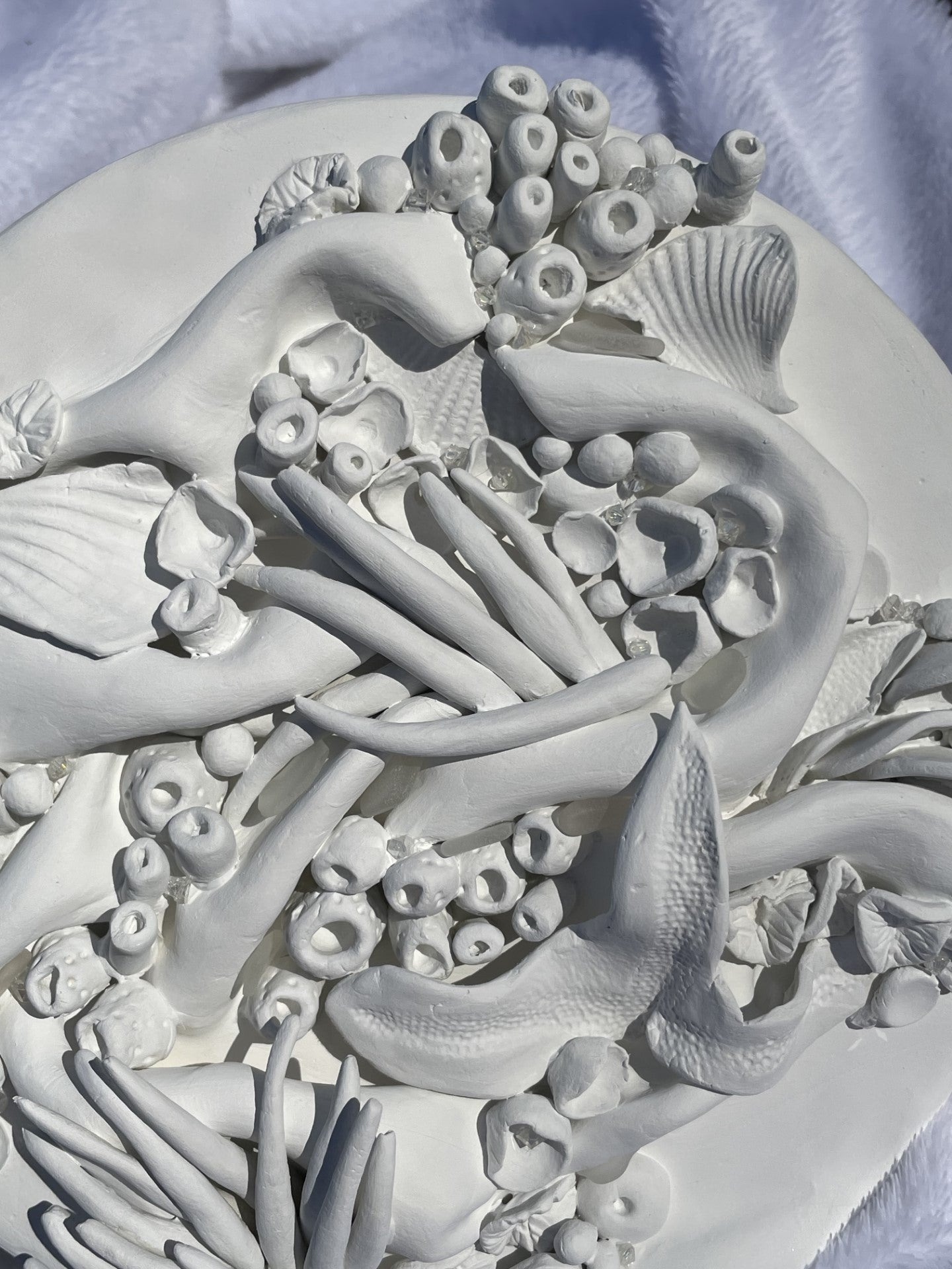 Underwater Sea Sculpture wall decor| Neutral home art