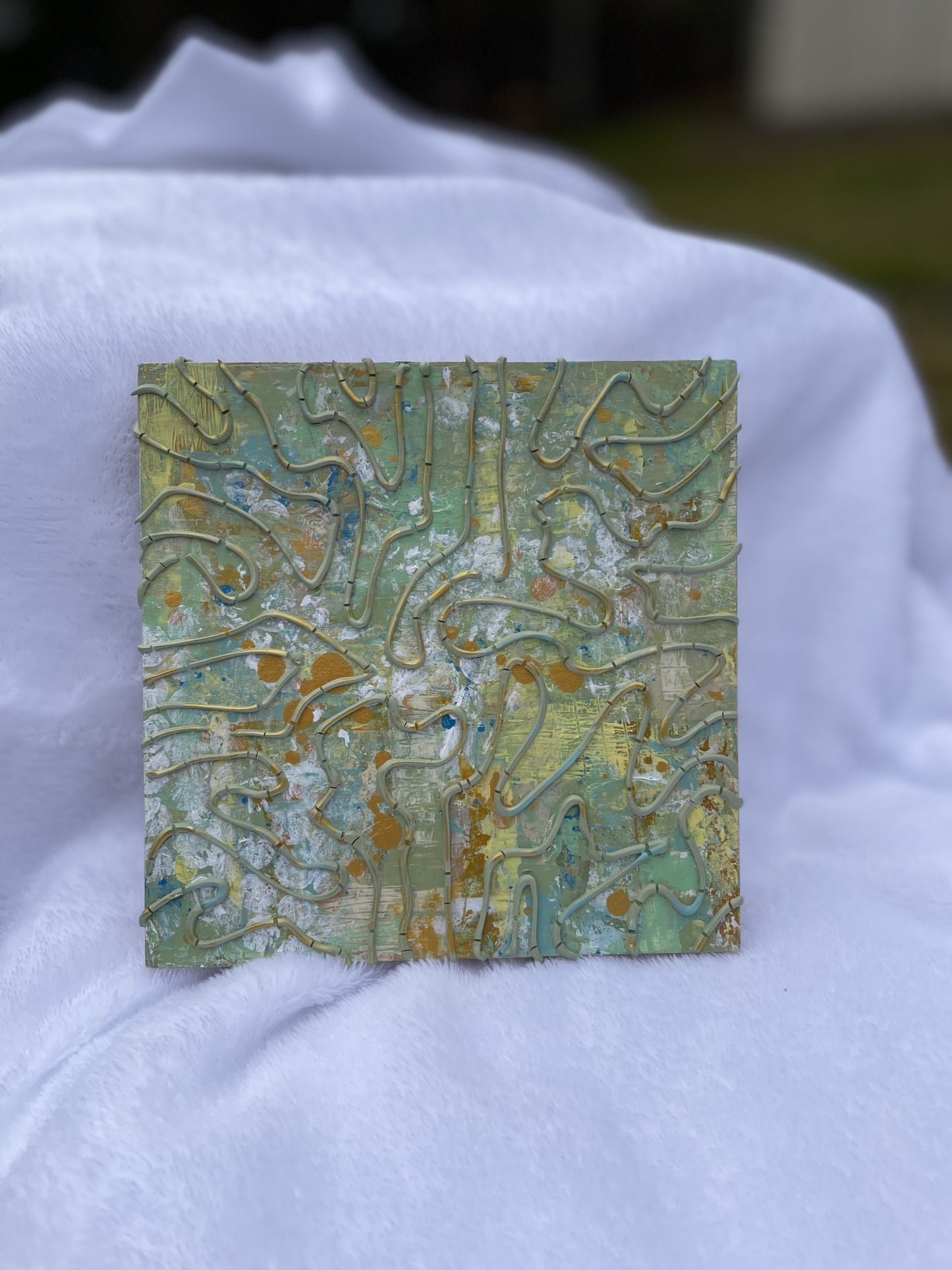 Abstract squiggle wall art| Contemporary Art