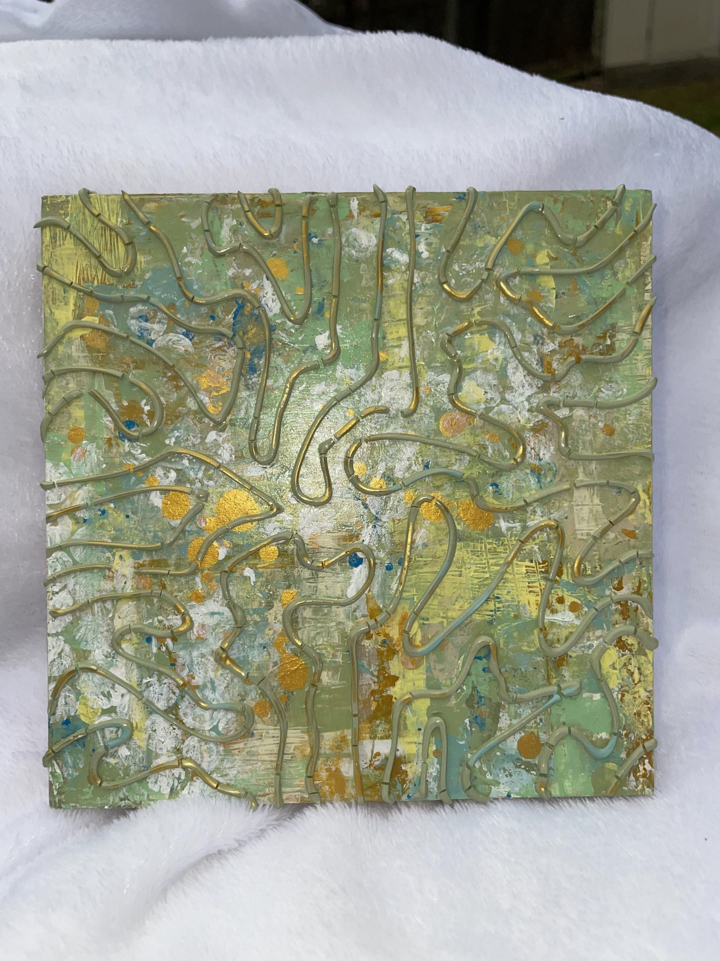 Abstract squiggle wall art| Contemporary Art
