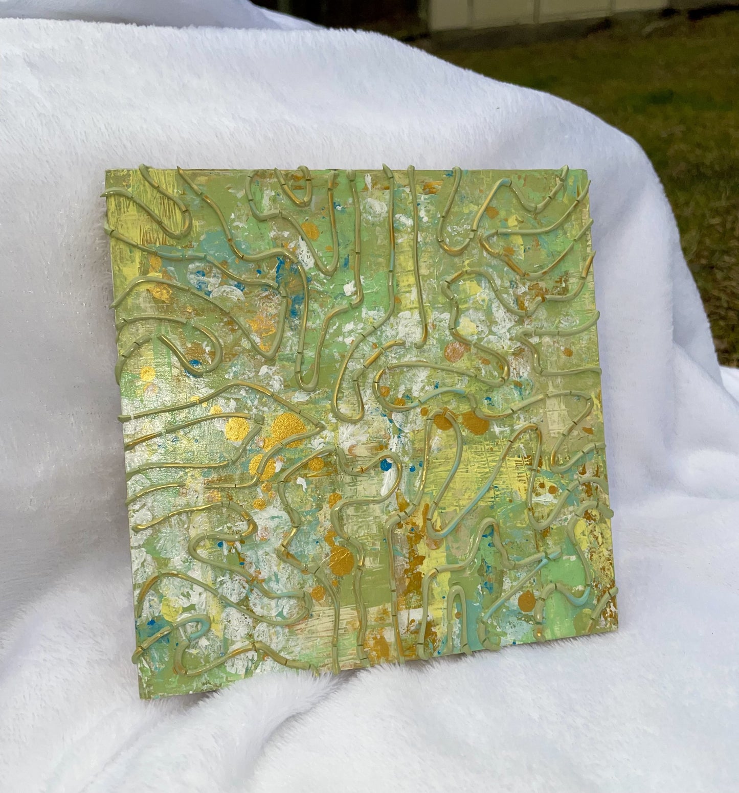 Abstract squiggle wall art| Contemporary Art