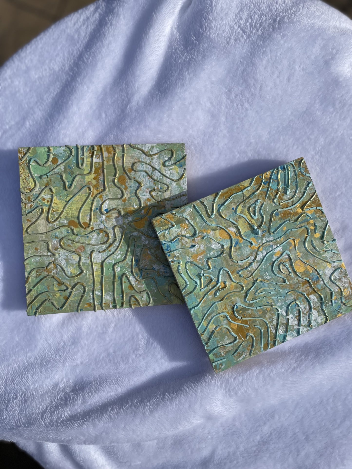 Abstract squiggle wall art| Contemporary Art