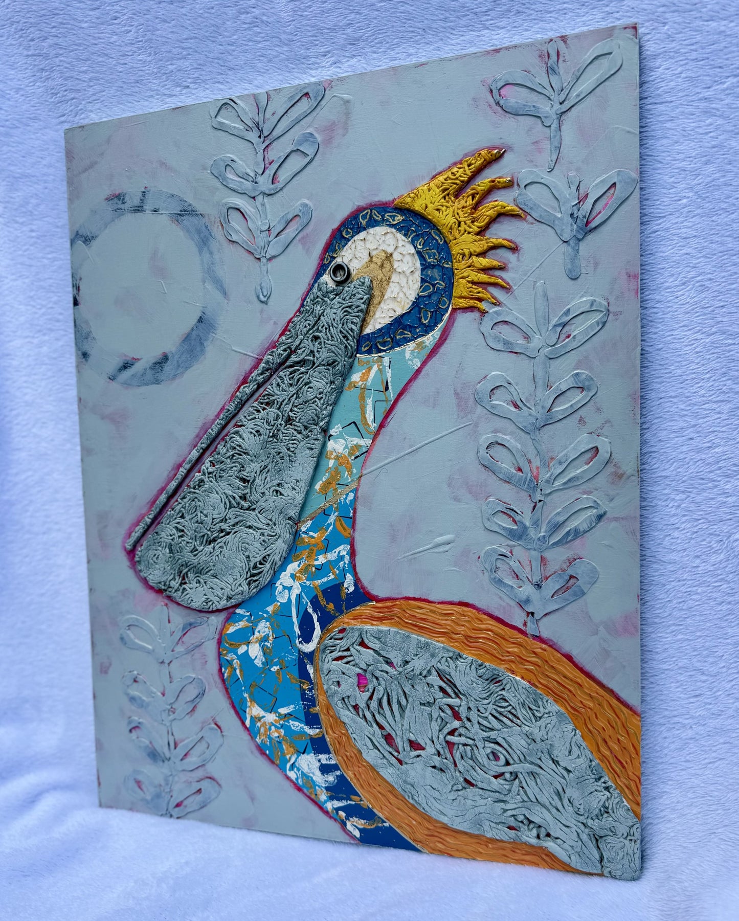 Salty Pelican contemporary wall art