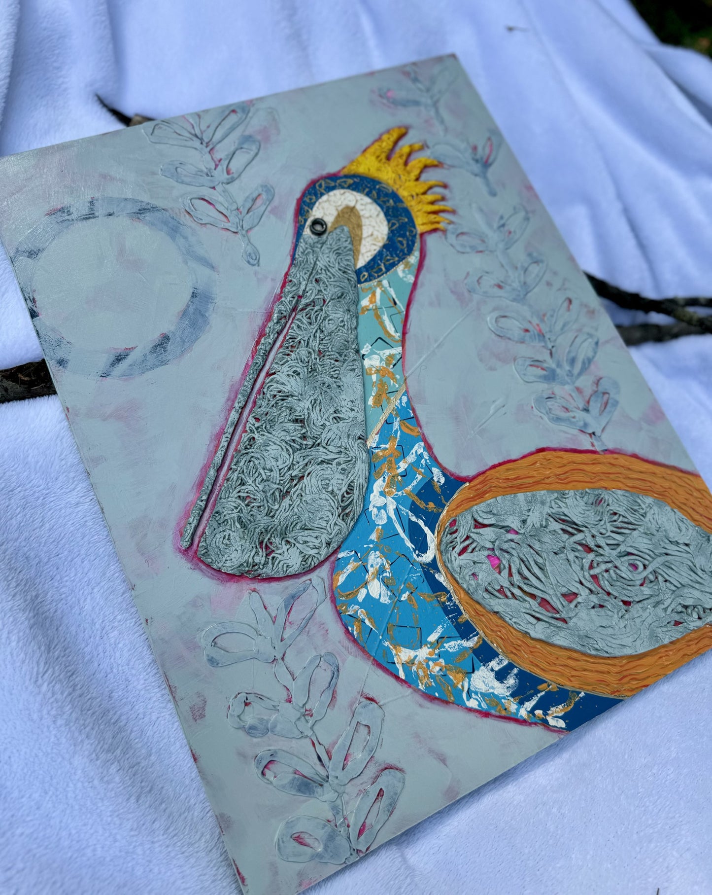 Salty Pelican contemporary wall art