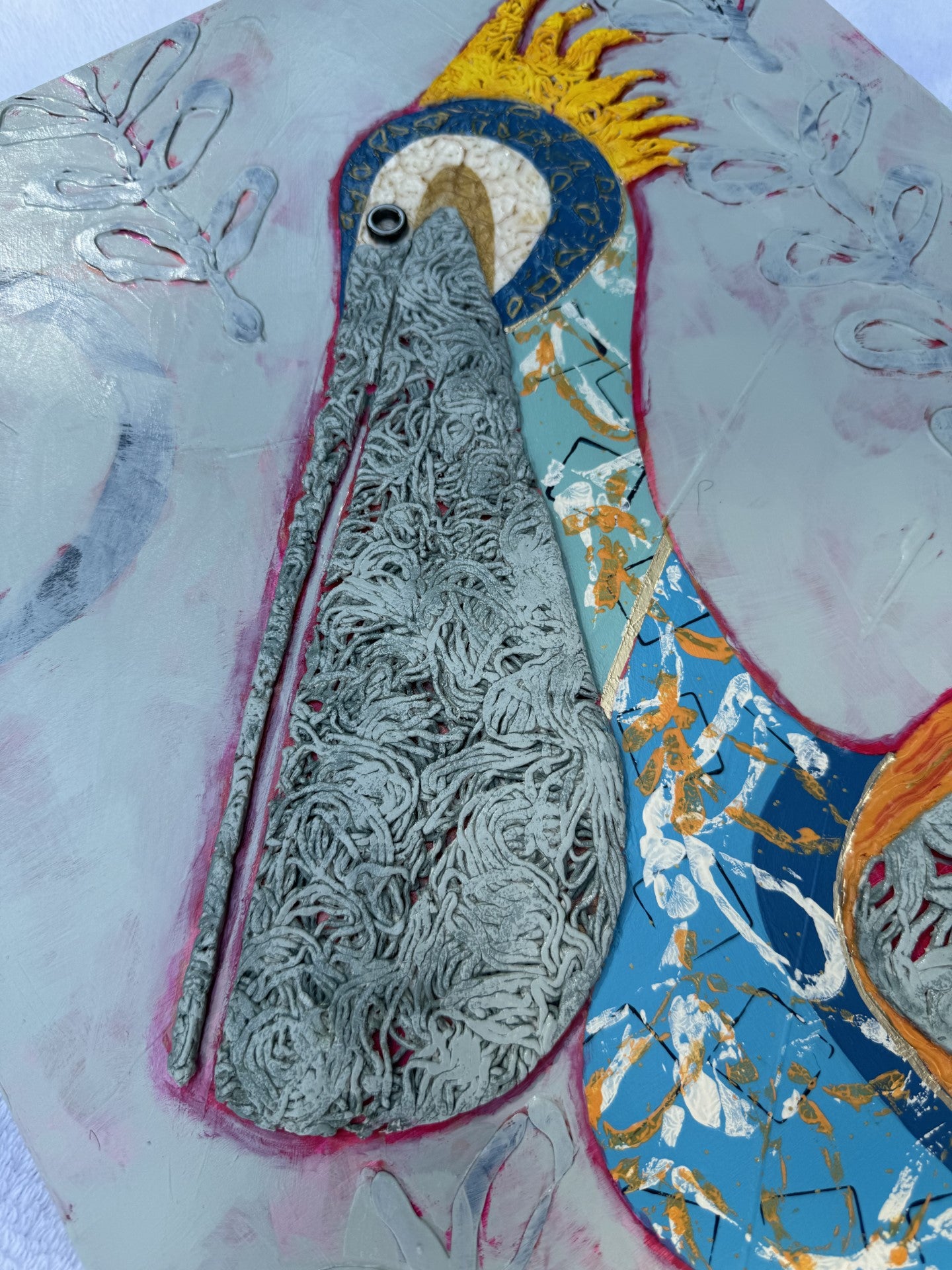Salty Pelican contemporary wall art