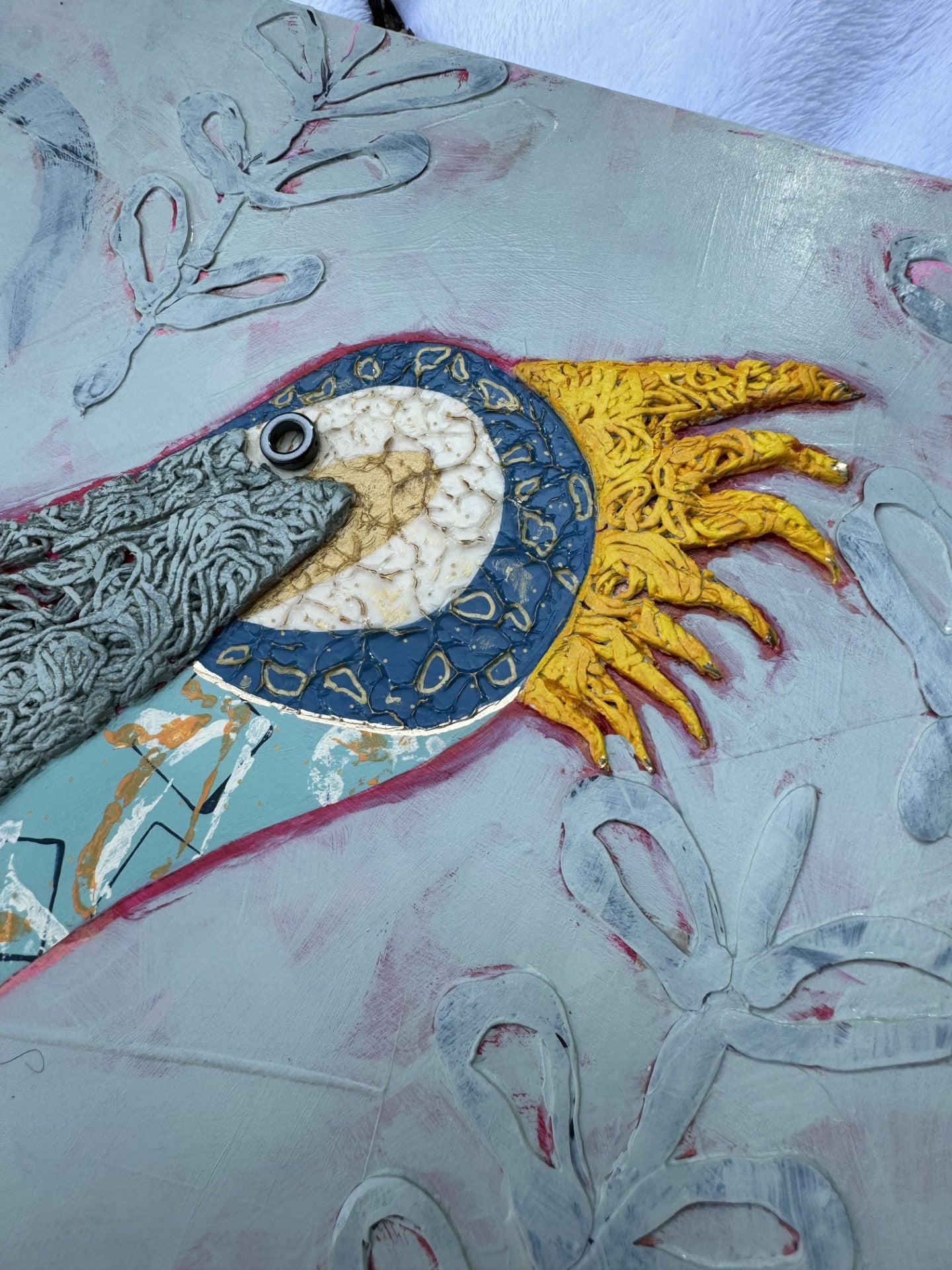 Salty Pelican contemporary wall art