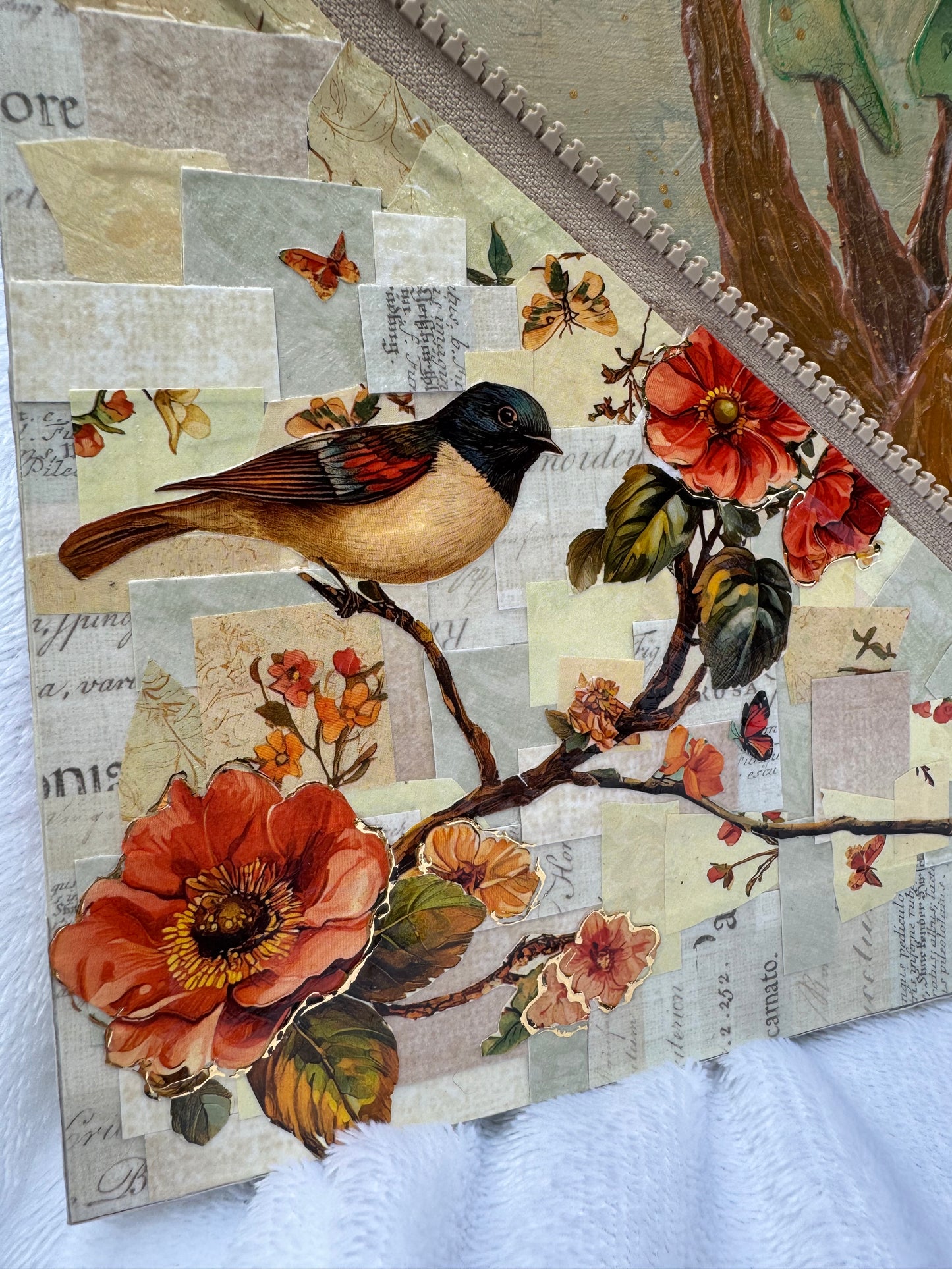 Whimsical 3D Handcrafted Clay Trees Art – Zipper Intervention