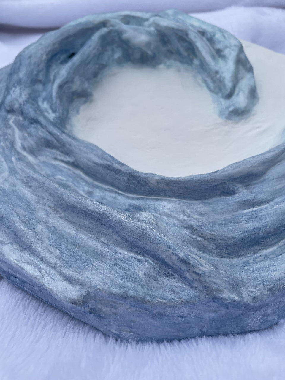 Arctic wave/3D minimalist texture art